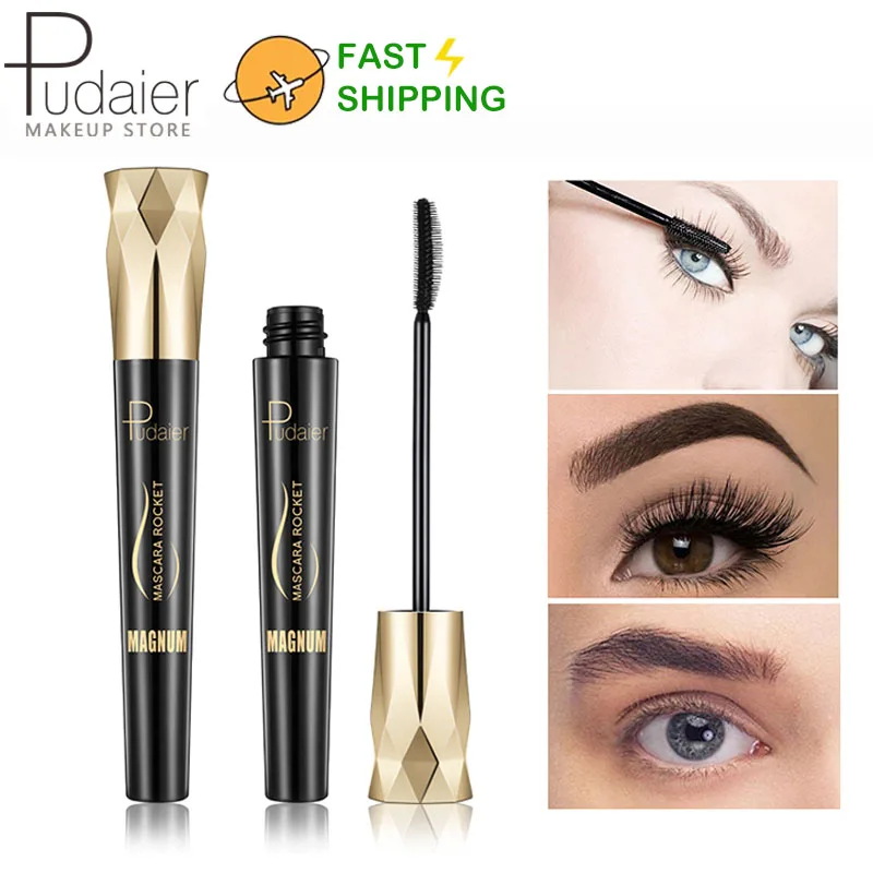 

Тушь для ресниц Pudaier 4D, водостойкая жидкость для роста и прививки ресниц, для макияжа глаз