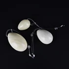 Нефритовые яйца для женщин, мышцы тазового дна, Кегель, массажные шарики для укрепления мышц вагины, расслабляющий массажер