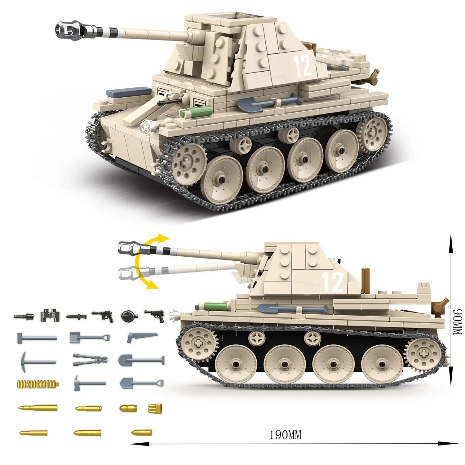 Мировая война 2 WW2 солдатики Германия само анти Танк пистолет бронированный