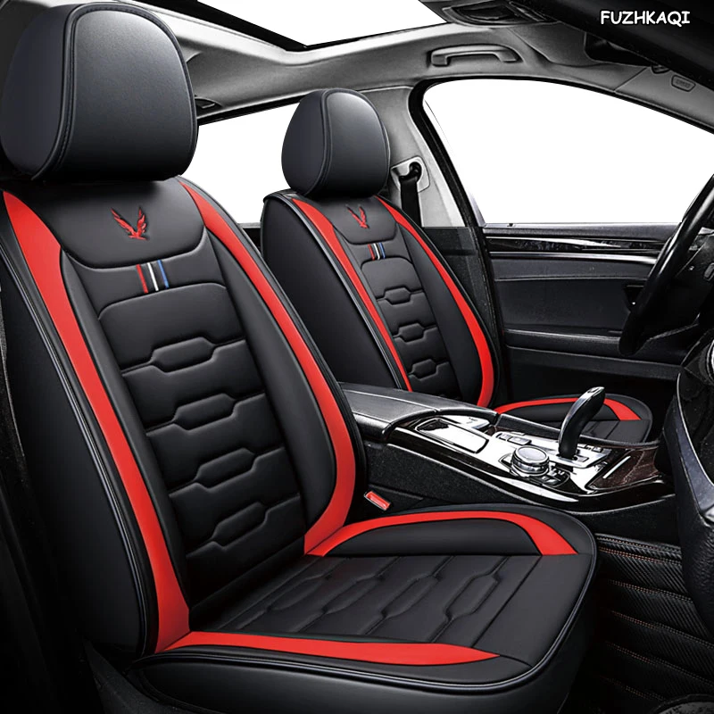 

Кожаный чехол FUZHKAQI на сиденья автомобиля для geely emgrand ec7 ec8 x7 atlas sc5 sc6, чехлы на сиденья автомобиля для geely всех моделей автомобильных сидений