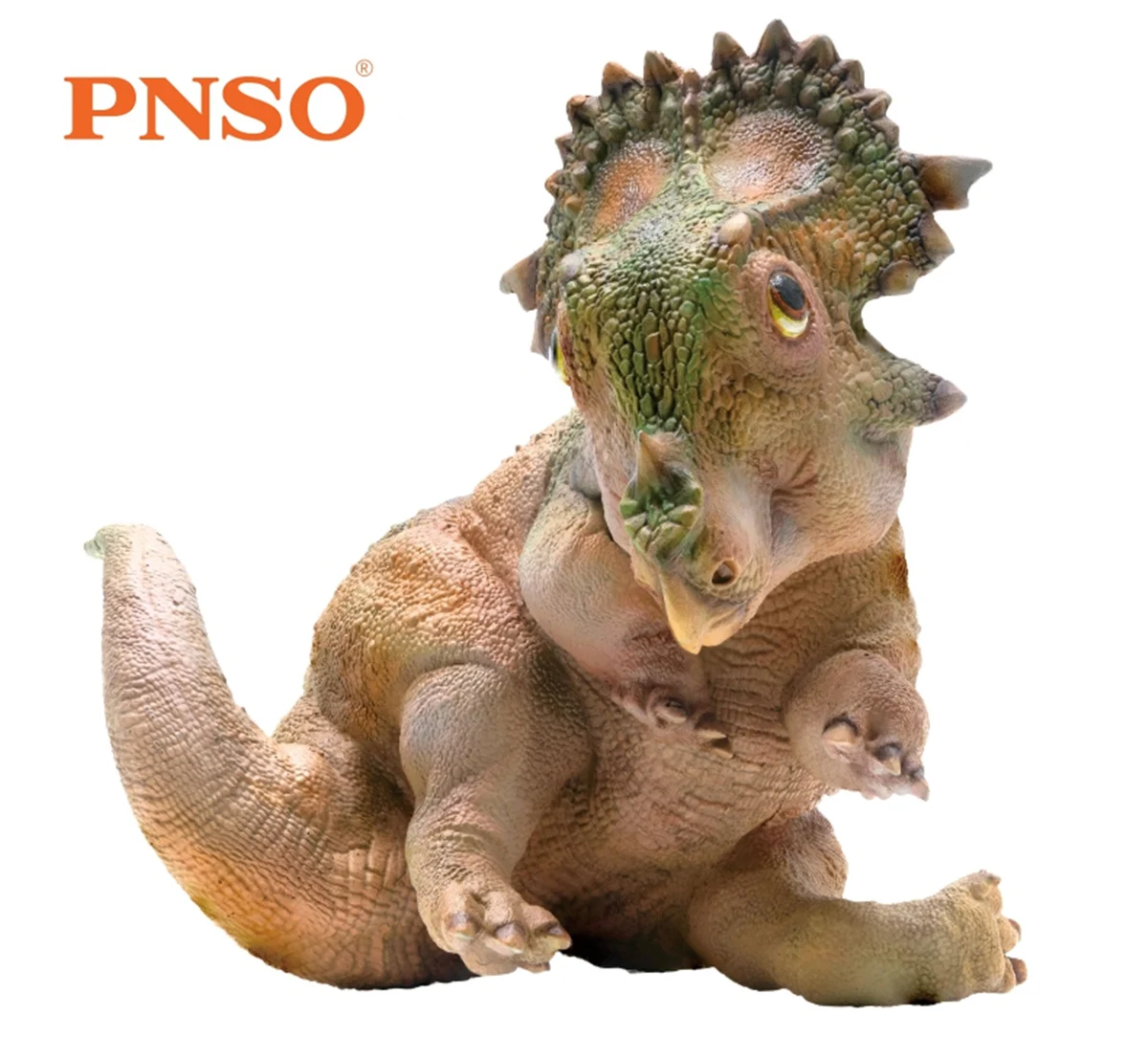 PNSO Young Sinoceratops фигурка малыша, реалистичная модель динозавра Юрского периода, коллекция животных, подарок для детей и взрослых