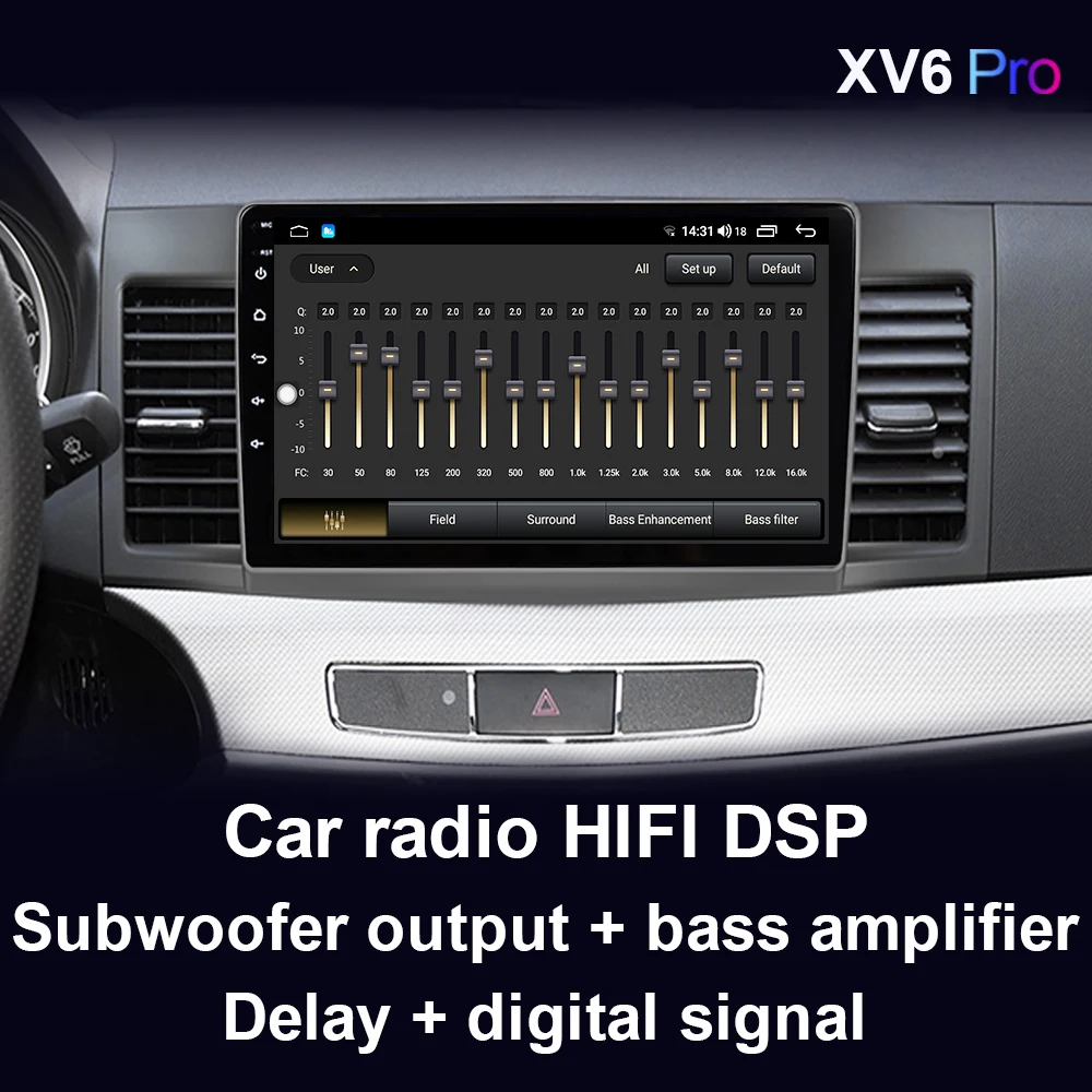 Автомагнитола XIMA Pro мультимедийный видеоплеер на Android 10 с GPS Wi-Fi DSP dvd для Mitsubishi Lancer