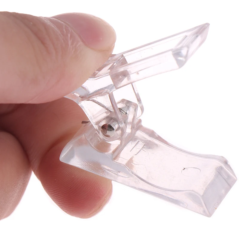 2 шт. пластиковые зажимы для ногтей многоразового использования|Принадлежности