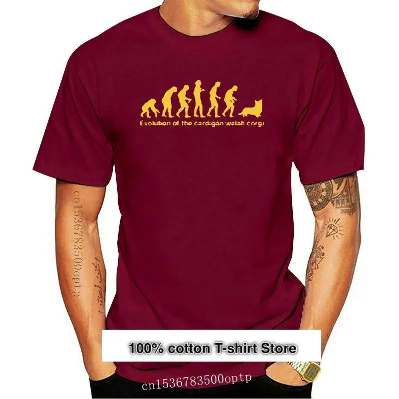 Camiseta для hombre ropa de talla grande Evolution of cáde Corgi galeo nueva | Мужская одежда