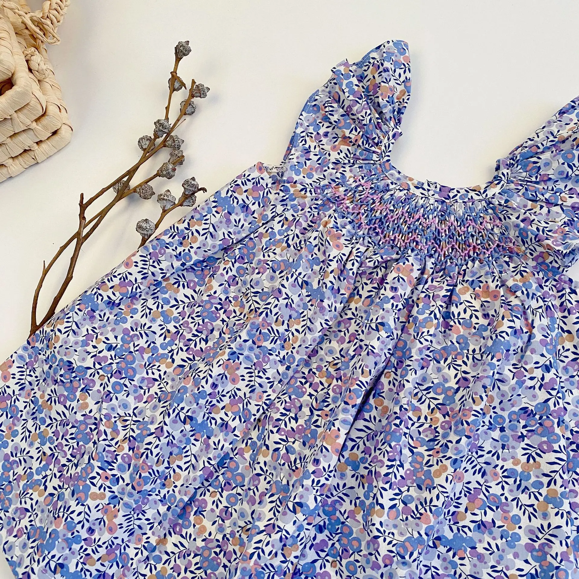 Одежда для маленьких девочек новинка 2020 милые летние детские платья Хлопковое