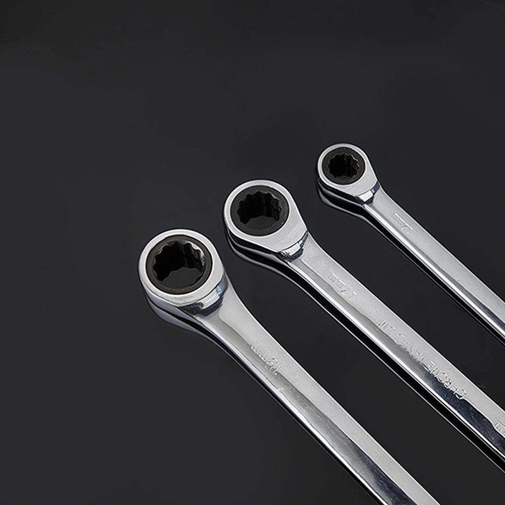 Набор гаечных ключей комплект с храповым механизмом зубчатым для ремонта дома |