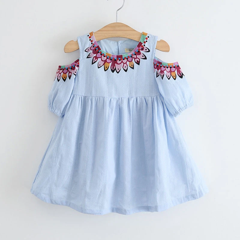 Платье для девочек летнее модное платье повседневная детская одежда с коротким