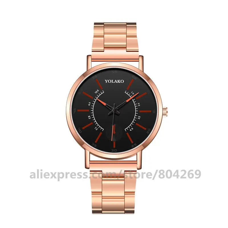 Новый дизайн брендовые новые наручные часы Yolako из нержавеющей стали оптовая
