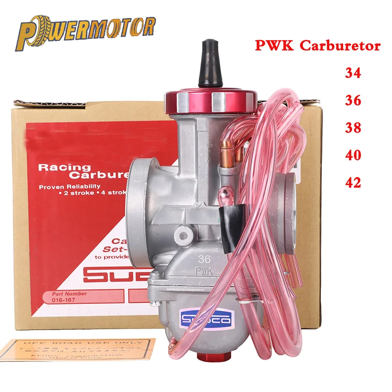 Powermotor pwk34mm 36 мм 38 40 42 Carburador мотоцикл PWK Карбюратор Carb ForKeihinSuzuki YamahaHonda ATV UTV