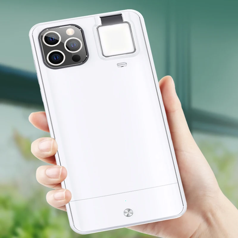 

Модный чехол для телефона с заполняющим светом селфи для IPhone 12 12 Pro Max 11 11 Pro X XS XR XS Max 7 8 Plus, чехлы, умный чехол, Обложка