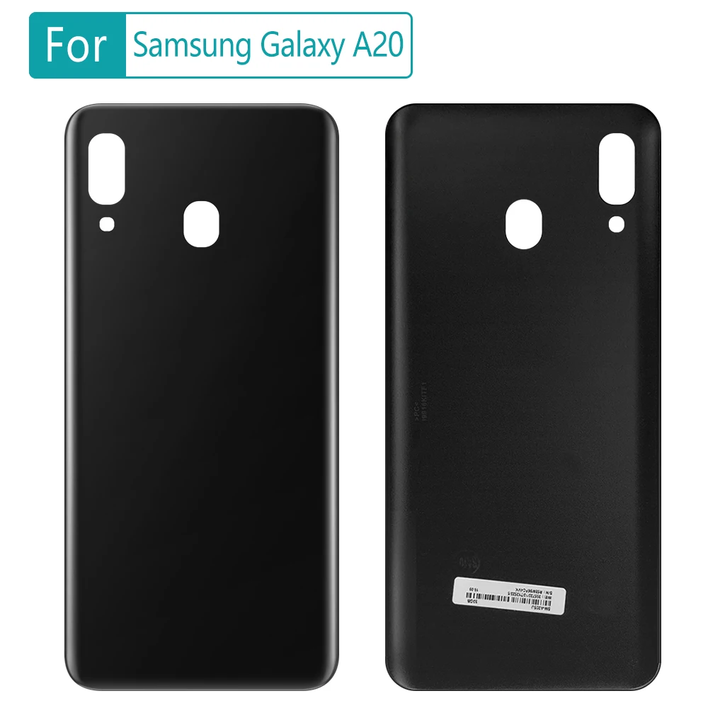 Задняя крышка для батареи Samsung Galaxy A20 A205 A205F|Корпусы и рамки мобильных телефонов| |