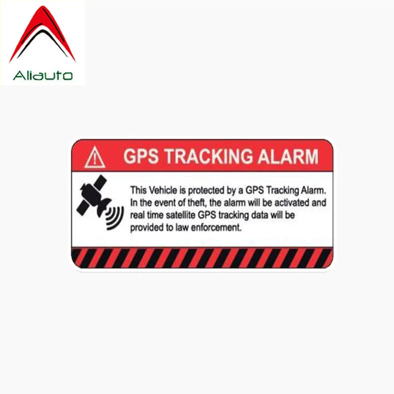 

Стильная Автомобильная наклейка Aliauto с GPS-трекером, водонепроницаемая, солнцезащитная, светоотражающая, с защитой от УФ-лучей, черная и крас...