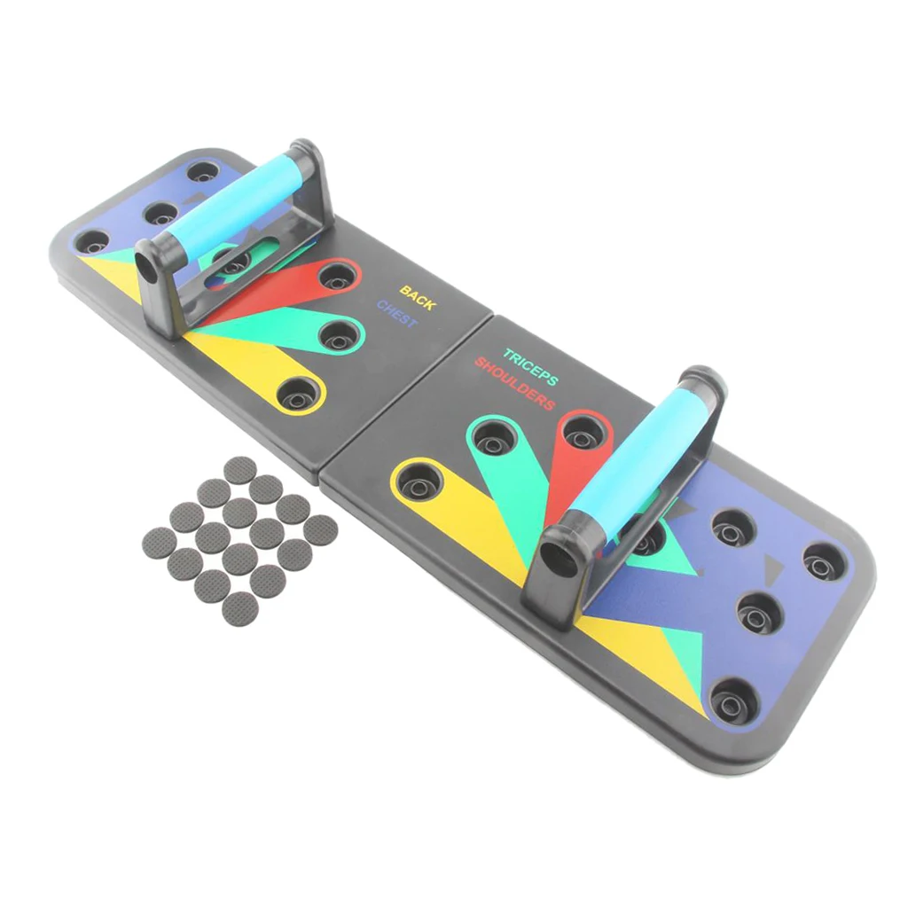 Складная доска пуш-ап 9 в 1 силовое оборудование для тренировок фитнеса | Спорт и