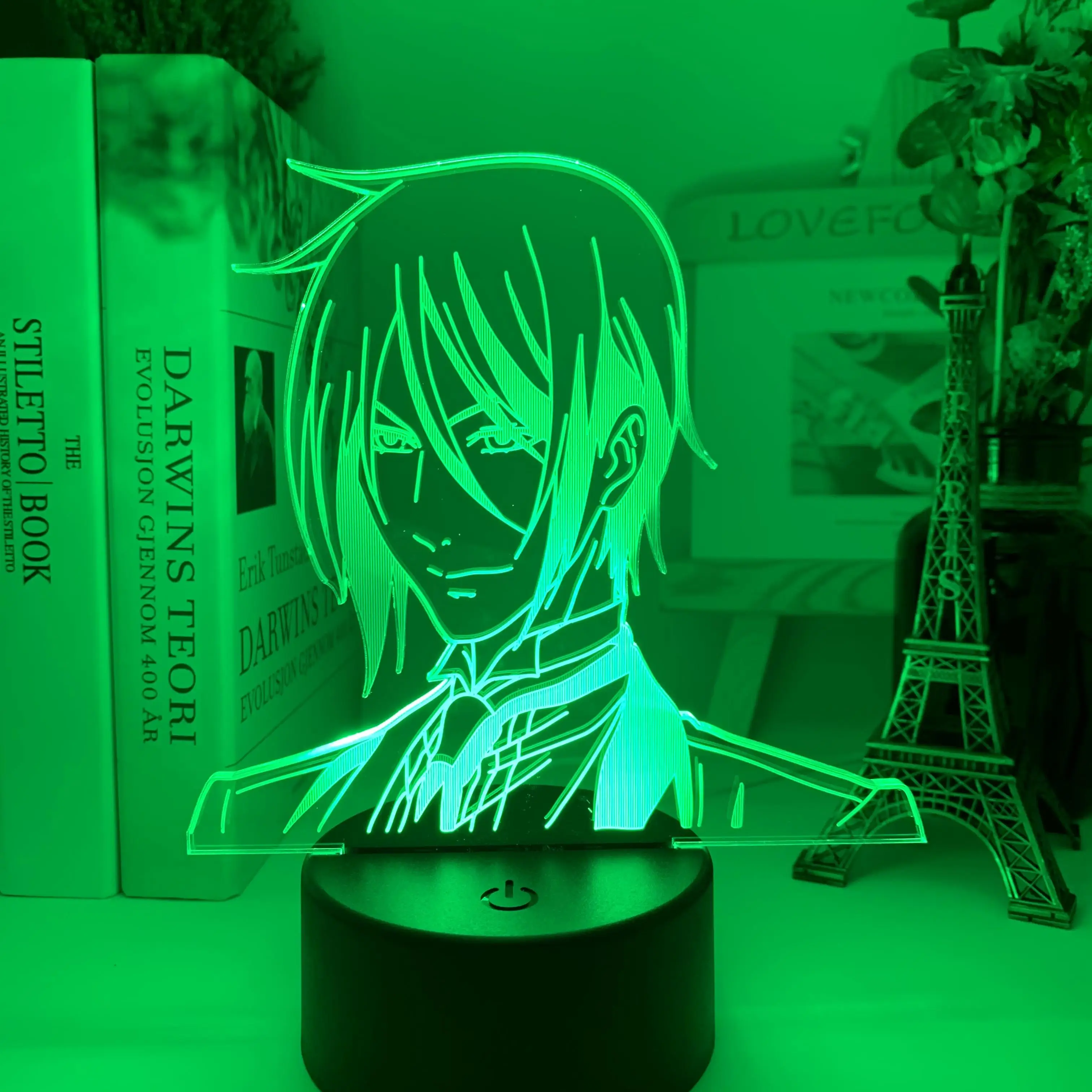 СВЕТОДИОДНЫЙ ночник в стиле аниме лампа черного Батлера для спальни светильник