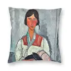 Модный знаменитый декоративный Чехол-Подушка Amedeo Modigliani с рисунком, двухсторонняя Цыганская женщина с детским наволочником для автомобиля