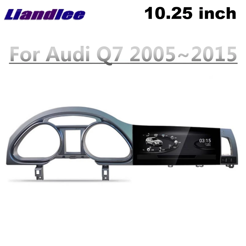 Автомобильный мультимедийный плеер Liandlee NAVI для Audi Q7 4L V12 2005 ~ 2015 MMI 2G 3G Радио Стерео