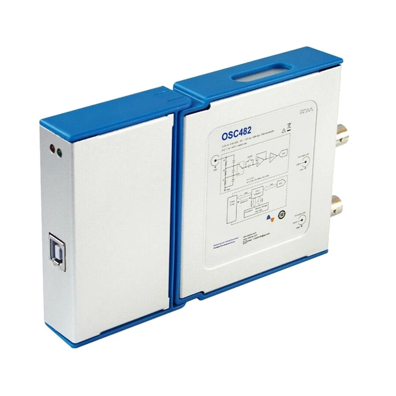 USB-осциллограф 482 регистратор данных карта сбора 20 МГц (полоса пропускания) 8-13 бит