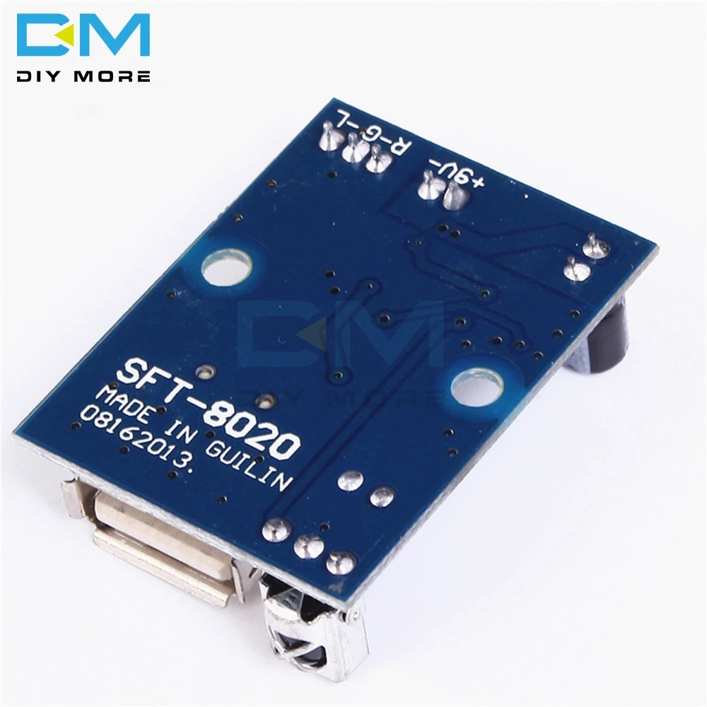 Мини WAV MP3 декодер 12 В плата без потерь модуль декодирования двухканальный выход