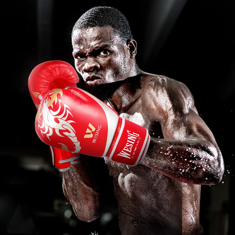 WESING новый стиль Боксерские перчатки для санды боксерские тренировочные Guantes De
