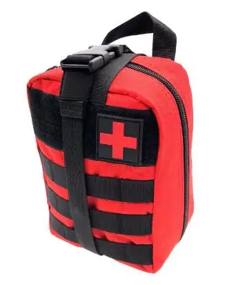 red Открытый Многофункциональный поясной пакет Molle наборы для выживания скалолазание кемпинг талии аптечка Molle сумка тактическая медицинская сумка - Цвет: red