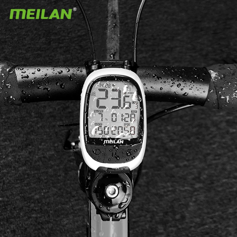 Bike gps Computer Bluetooth ANT+ cycling computer Meilan M2 support connect with cadence heart rate power meter(not include)