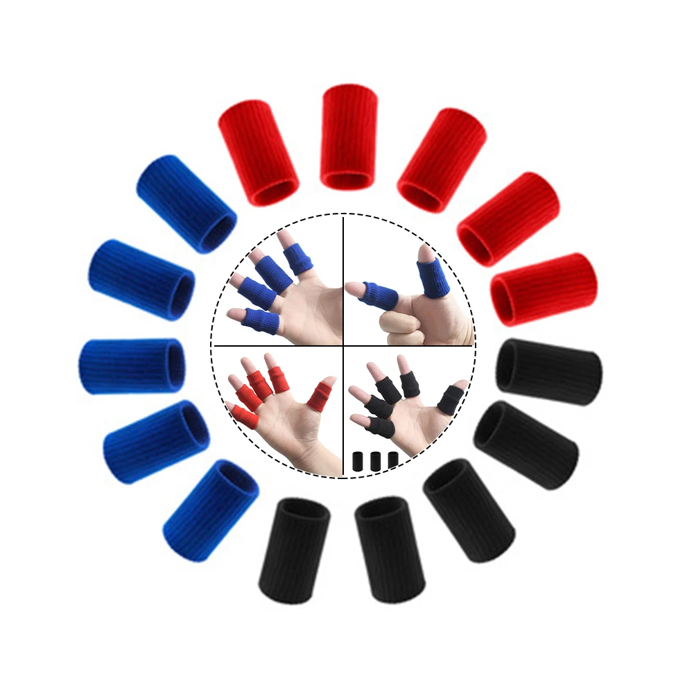 

10pcs/Set Basketball Stretchy Bands Protector Hand Guards Sleeves Finger Covers Finger Guard Sports Protective Gear Supplies
