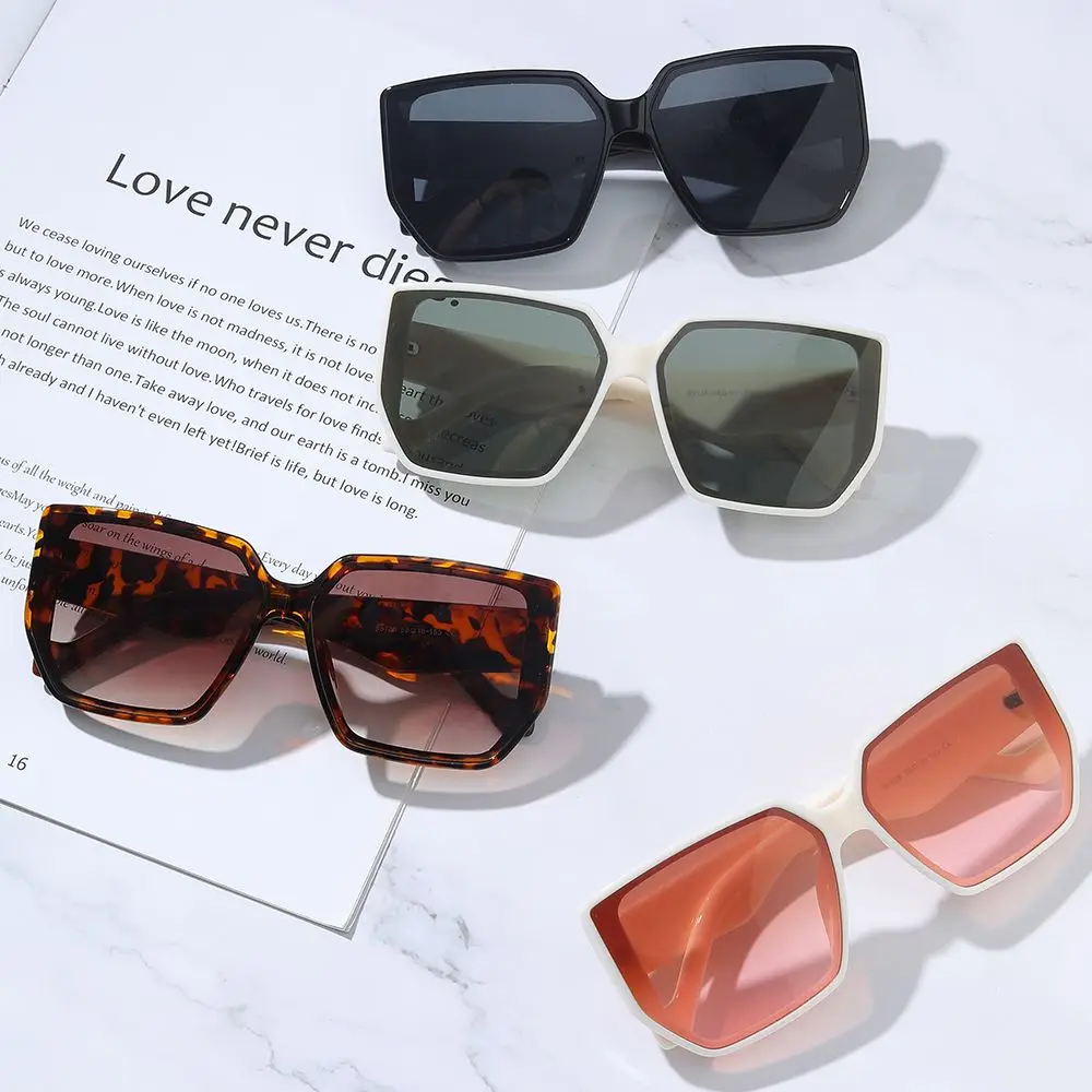 

LIONLK Retro Trendy Oversized Polygonal Sunglasses Luxury Fashion Full Frame Designer UV400 Black Beige 2021 Sun Glasses Hot