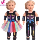 Одежда для куклы 18 дюймов, комплект с юбкой для куклы 43 см, одежда для новорожденных, детское платье для куклы