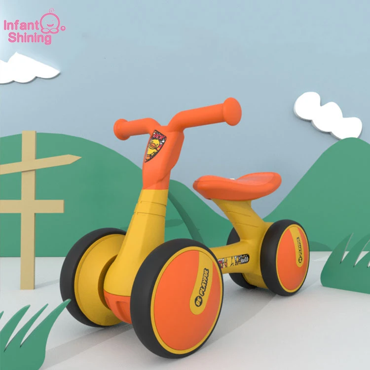 

Infant Shining Baby Balance Scooter Little Yellow Duck Bike 1-3 Years Old Baby Walker Twisting Car No Pedal Scooter Yoyo Car