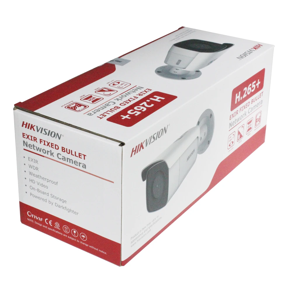 Hikvision 4K камера H.265 DS-2CD2T85G1-I8 8MP цилиндрическая IP-камера безопасности с питанием от