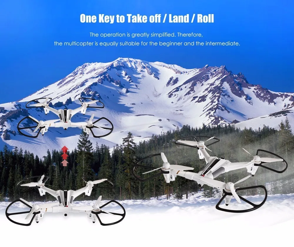 Дрон XK X300-F RTF 5,8G FPV 720P HD 2,4 GHz 8CH 6-axis Gyro оптическое позиционирование потока воздушный пресс удержание высоты