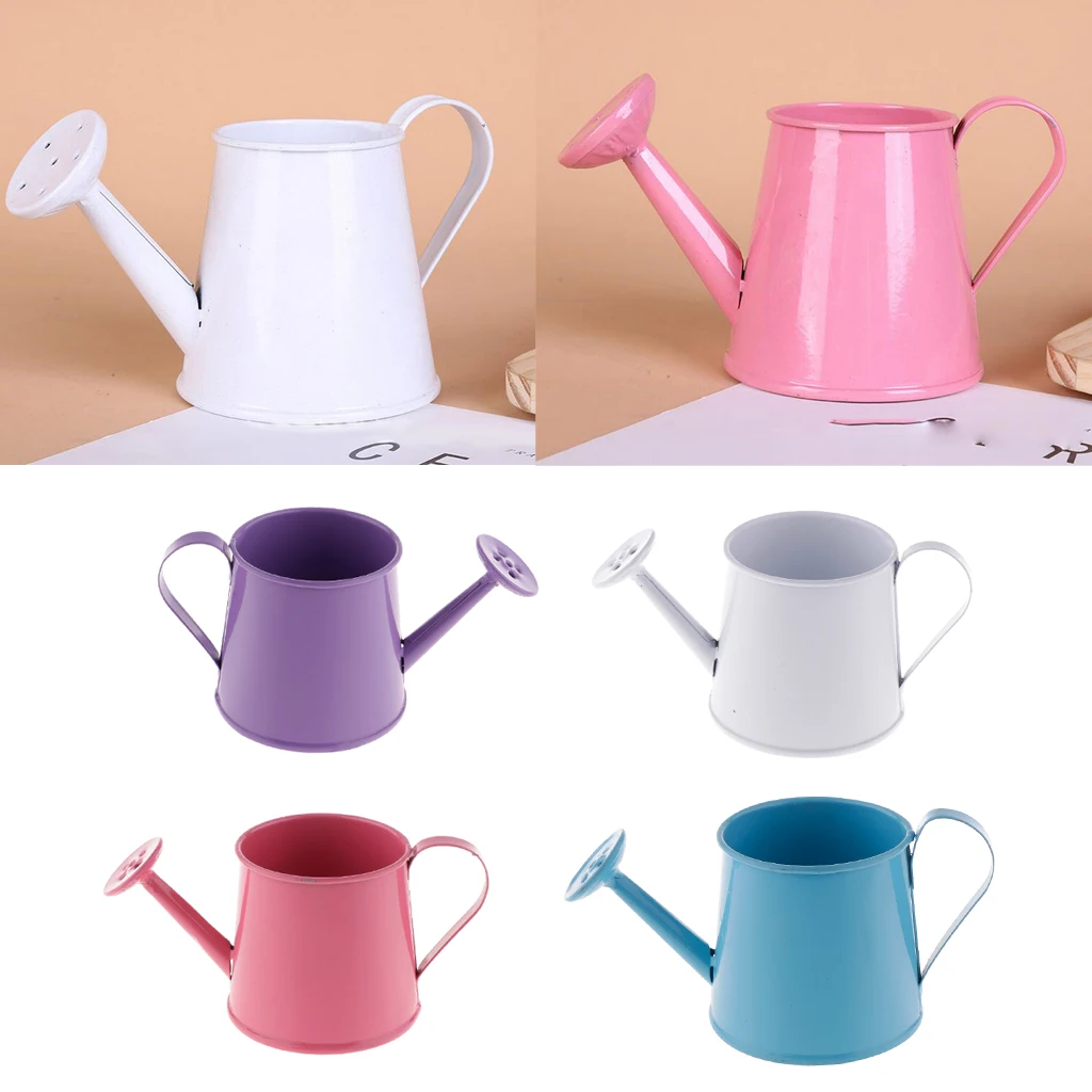 4 шт креативные мини металлический Железный Лейка садовый цветочный горшок