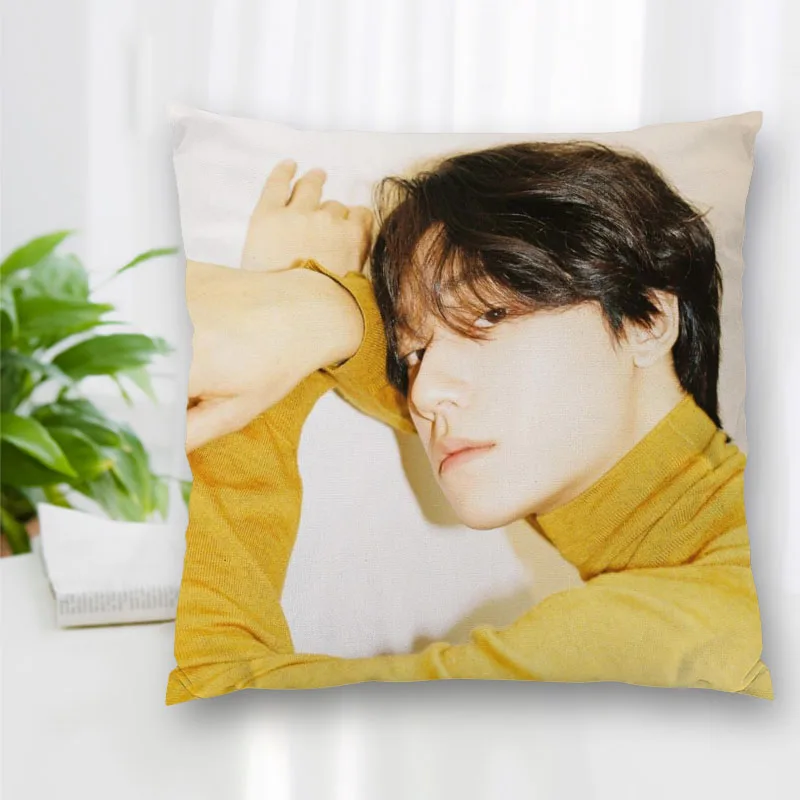 

Custom Actor Lee Do-Hyun Pillow Case Polyester Decorative Pillowcases Zipper Pillow Case Pillowcase Cover Square 40x40cm