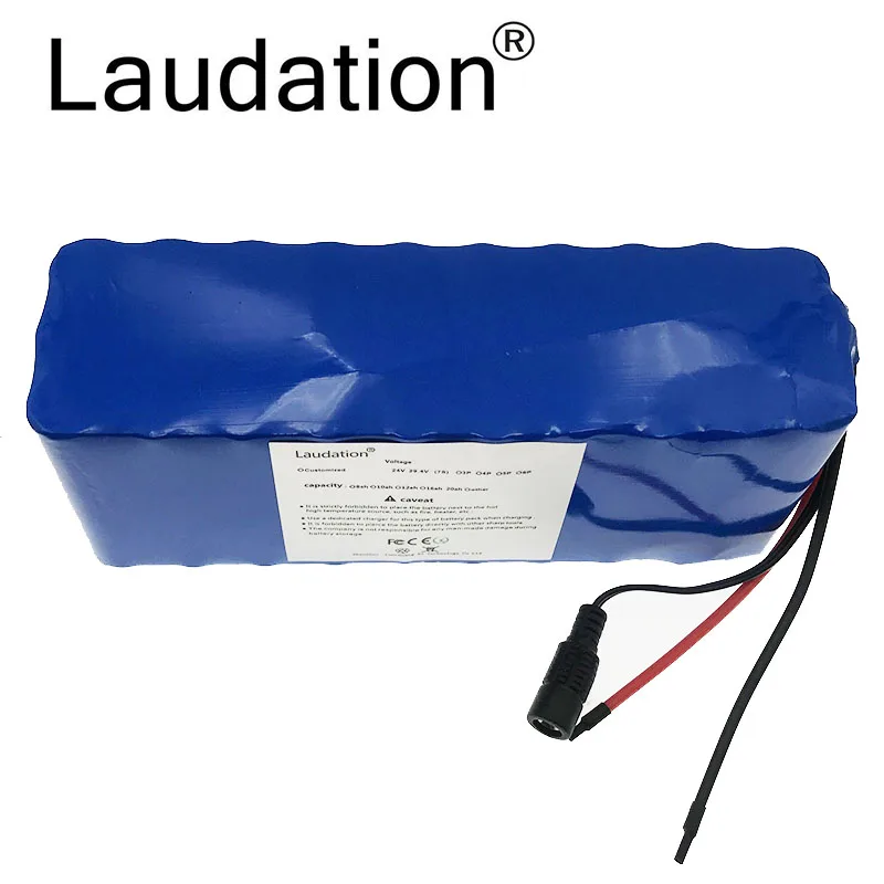 Laudation Электрический велосипед литий-ионный аккумулятор 24V 8ah 29 4 V 8000 mAh 15A BMS 250W 350W