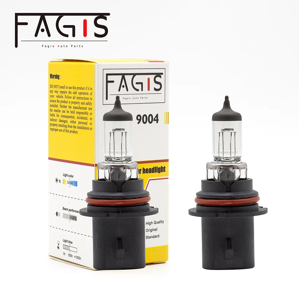 Fagis 2 предмета 9004 HB1 12V 60/55W ясно фар автомобиля автомобильные галогеновые лампы для