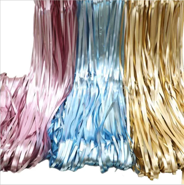 1x2 м свадебное украшение фон из фольги занавеска от дождя для детей и взрослых