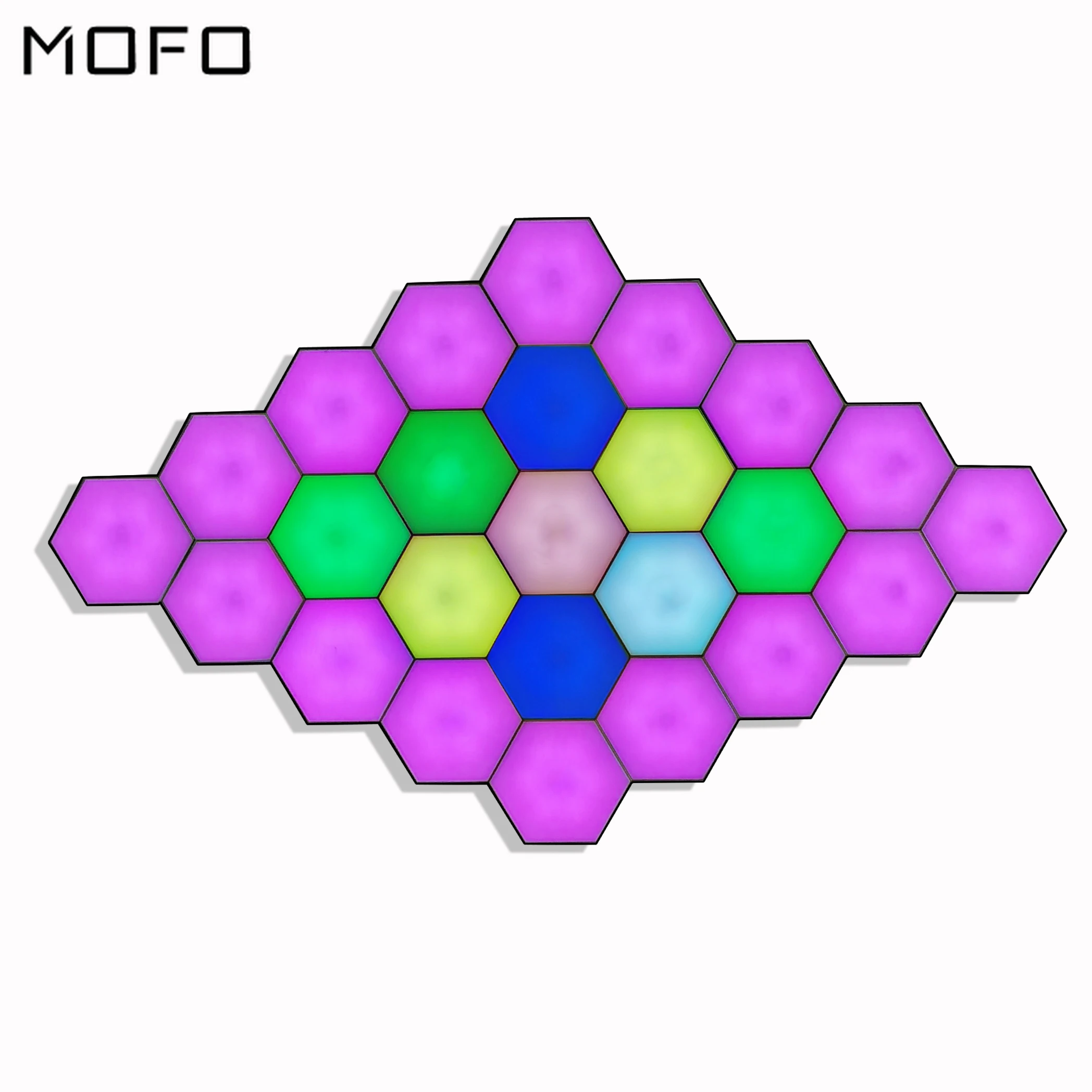 Современный светодиодный ночник квантовая красочная лампа модульный сенсор