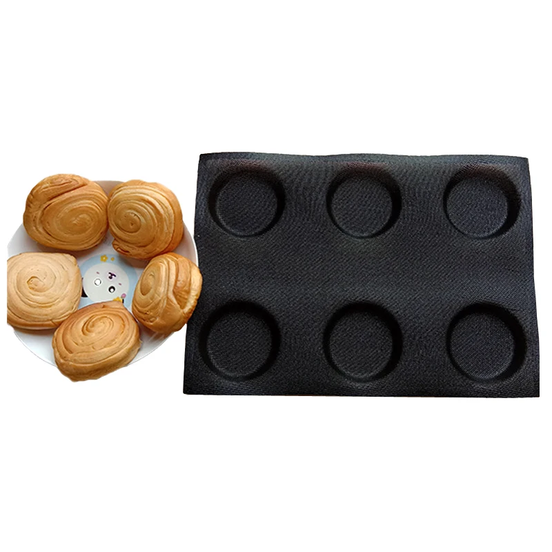 Форма для выпечки хлеба 6 ячеек из пористого стекловолокна|Принадлежности