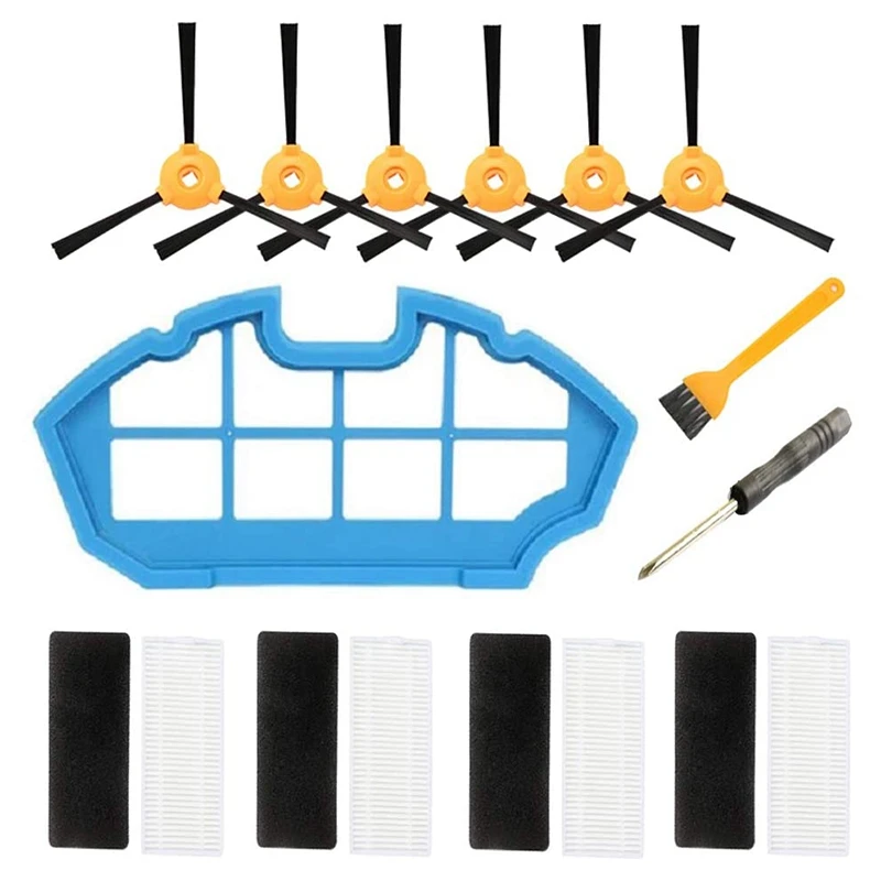 

Запчасти для авто Для Ecovacs Deebot N79S N79 DN620 DN622 Роботизированный вакуум, основной щетки, резиновая щетка фильтры боковые аксессуары для кистей