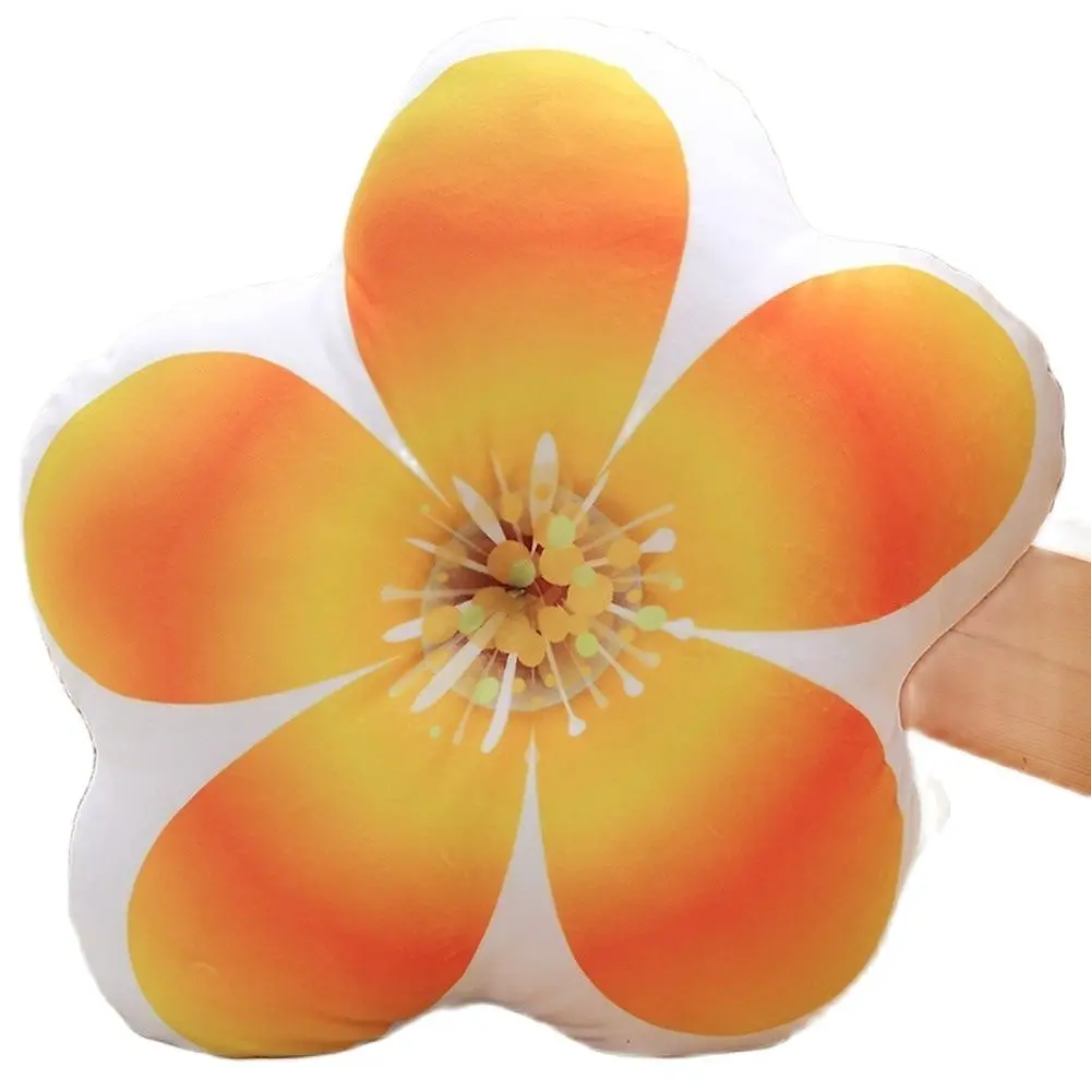 Творческое моделирование 3D цветок и листьев дерева плюшевая игрушка для дивана