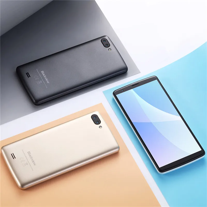 Оригинальный смартфон Blackview A20 экран 5 дюйма 1 Гб + 8 четырёхъядерный процессор MTK6580M
