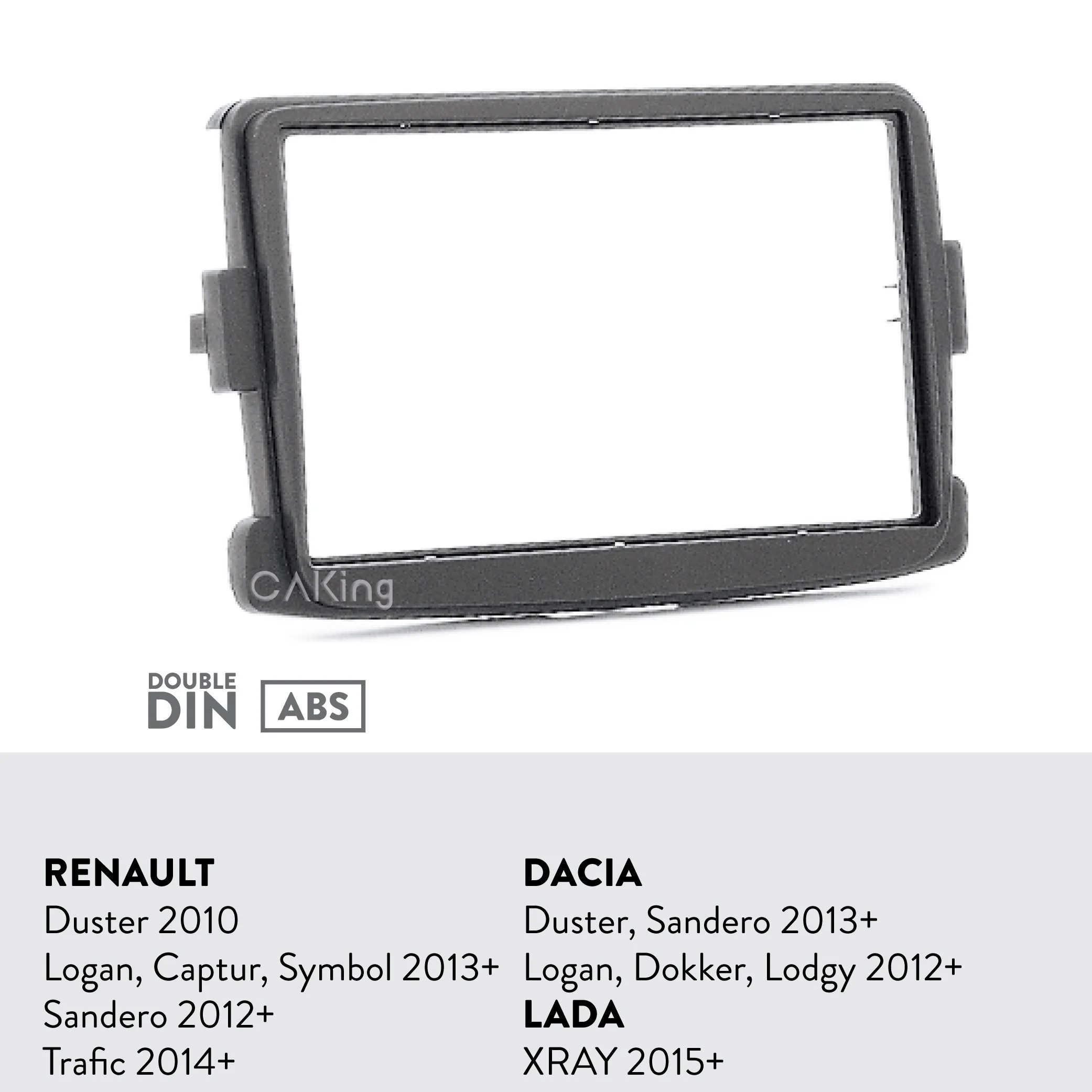 Автомобильная радиопанель Fascia Для RENAULT Duster 2010 + Logan Captur Symbol 2013 Sandero 2012 Trafic 2014 набор