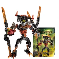 bionicle lava beast action figures building block robot toys for kids boy gift compatible major brand 71313 118pcsset