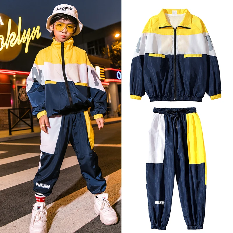 Одежда в стиле хип хоп для мальчиков Платье бальных танцев Костюмы джазовых