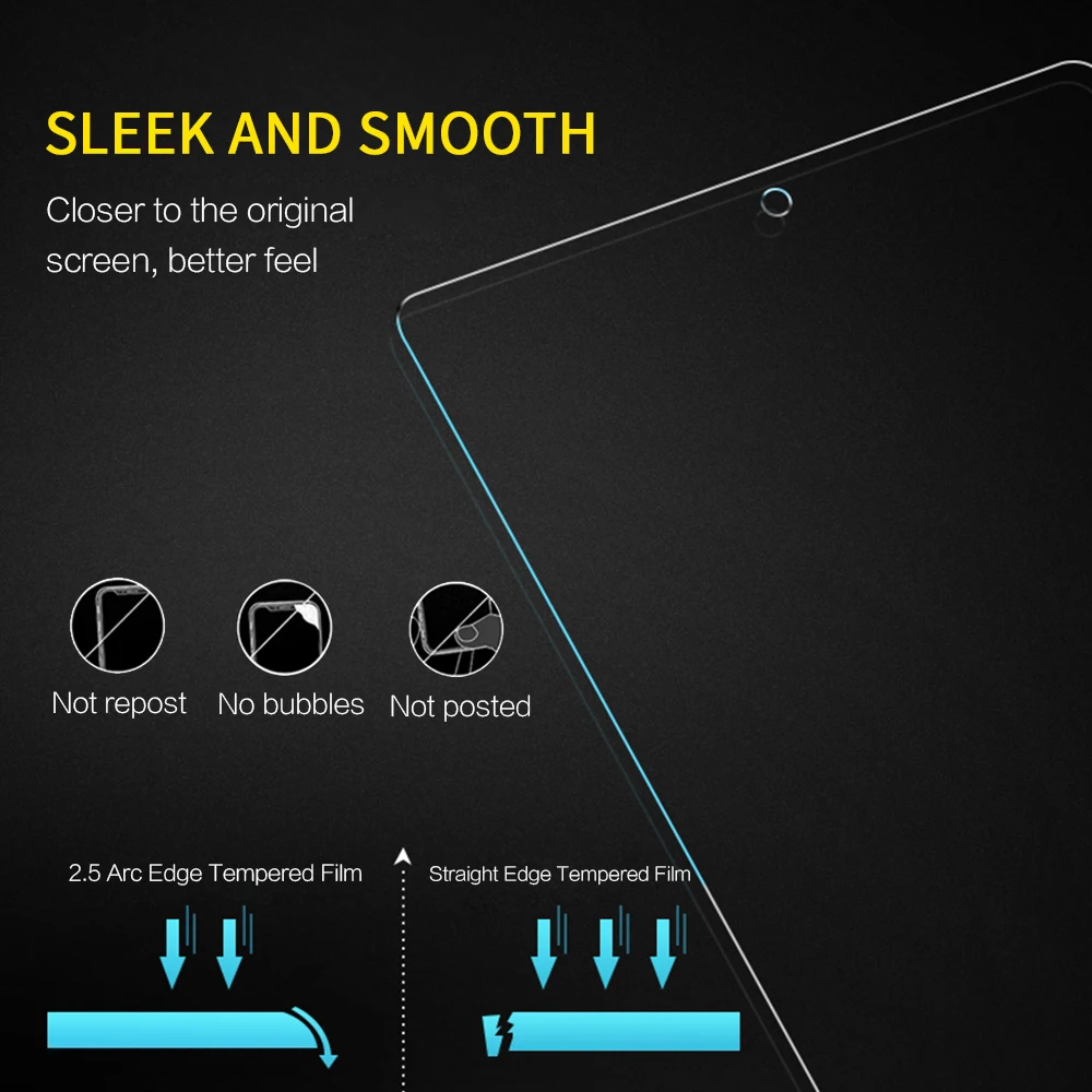 

For iPad Pro 12.9 Tempered Glass 1st 2nd 3rd For iPad Pro 10.5 11 Protector Film For iPad 12.9 2018 Glass For iPad Air 3 2019