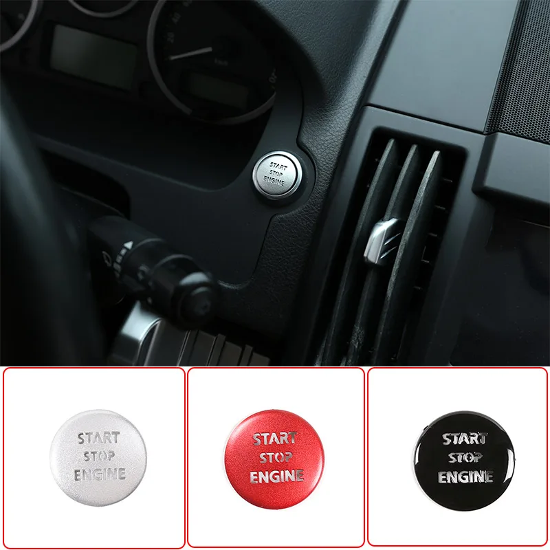

For Land Rover Freelander 2 2007-2015 Car Engine Start Button Cover Stop Switch Sticker Car Interior Accessories