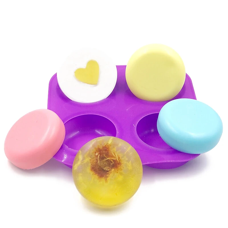 Четыре круглых круга силиконовые формы для торта термостойкие инструменты