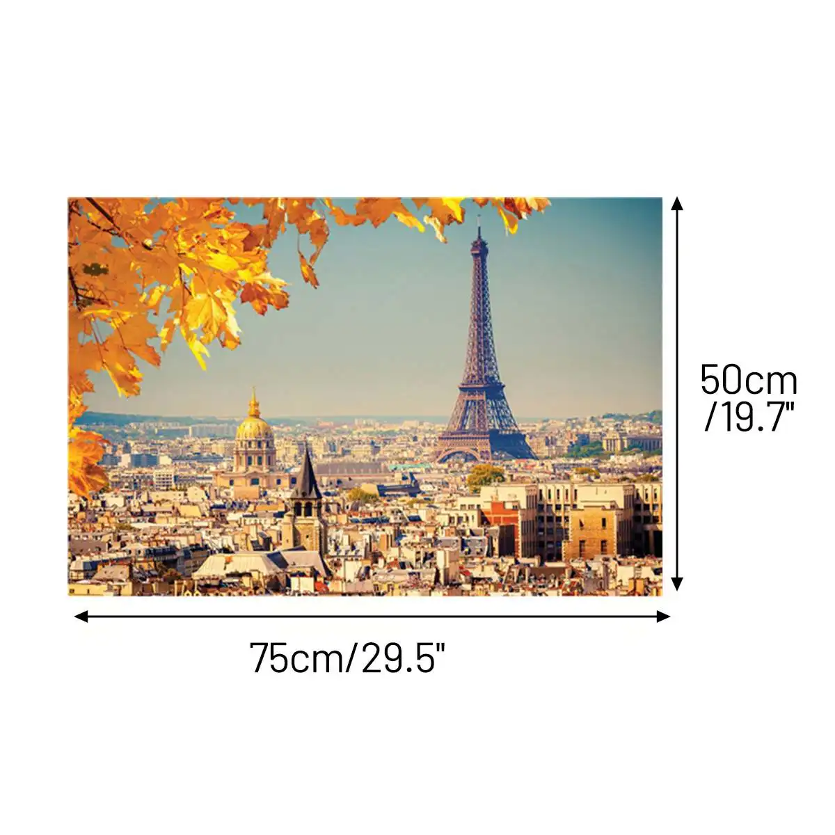 

1000 Pieces Eiffel Tower Jigsaw Puzzle DIY Assembling Picture Puzzles Adults Educational Children Toys Pare Adultos Landscape