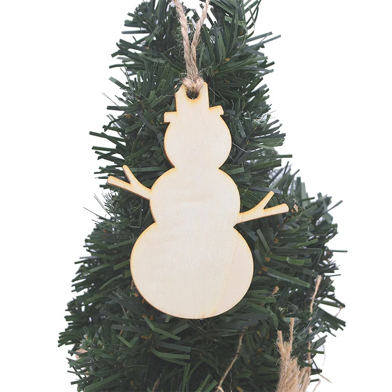 10 шт./лот деревянная подвеска с изображением Прыгающего оленя ангела