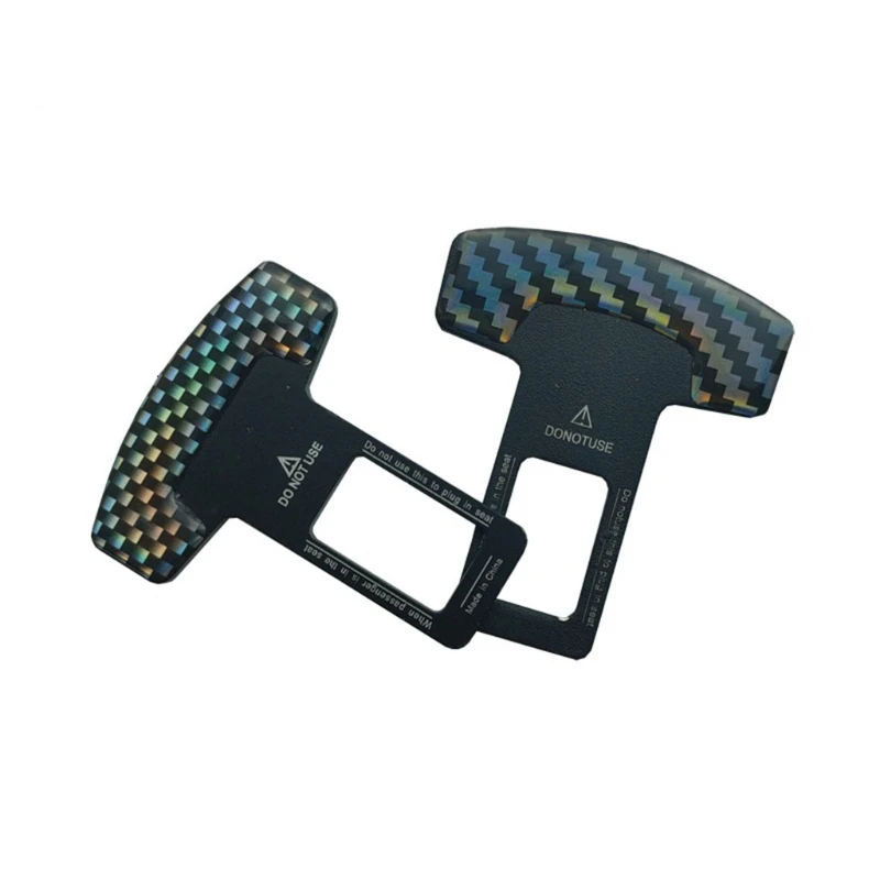 H58F 2pcs Universal Car Safety Seat Belt Buckle Auto Seatbelts Alarm Stopper Clip | Автомобили и мотоциклы